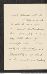 Nachlass Franz Steindachner, Brief von A. Woodward an Franz Steindachner (12.03.1907), Inv.Nr. 602.01, Seite 2
